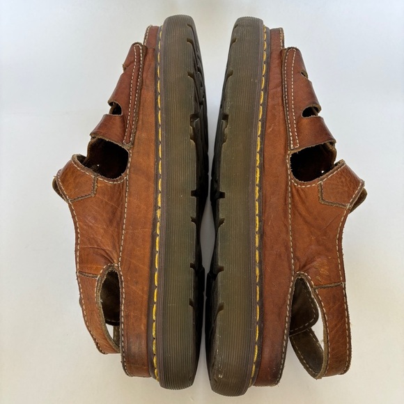 Dr. Martens Mens vintage 8092 Brown Leather chunky Y2K Fisherman Sandals size 13 main image 7